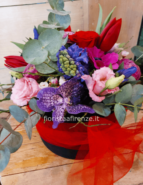 Flowers box nera media